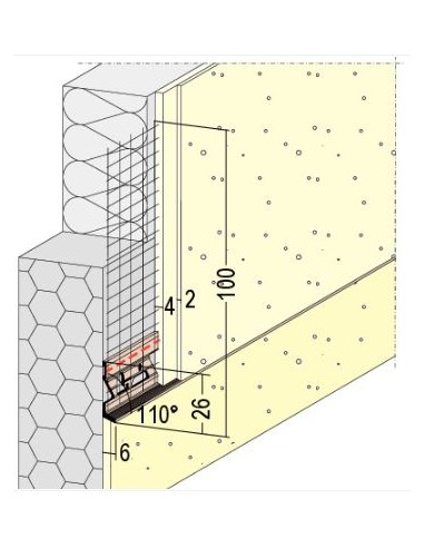 Base profile for insulation XPS styrodur - 2.50 m PROTEKTOR 4009230076096