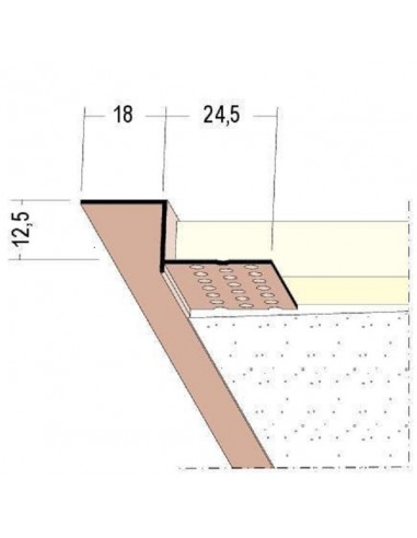 Stínová spára PVC profil | 4009230072692