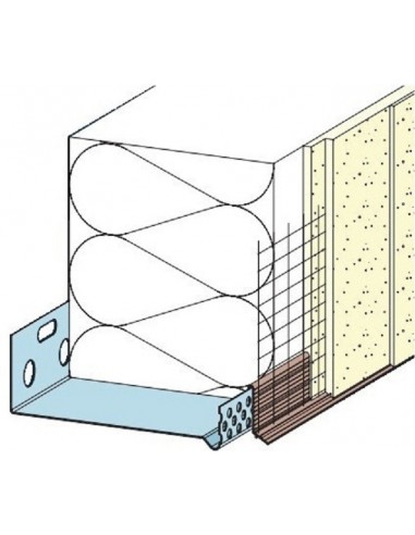 Clip-on profile for thermal insulation no. 37400 - 2.50 m | 4009230070674